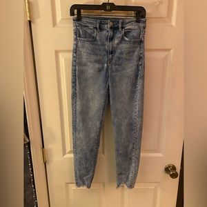 amercian eagle acid wash jegging